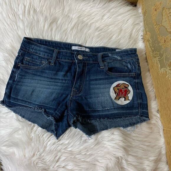 KLIQUE B. GRAPHIC‎ JEANS SHORTS Size M - Picture 1 of 8